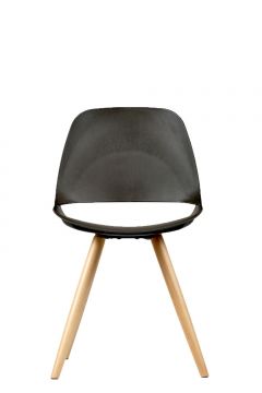 Piléa - EUROSIT - Chaise - Polypro - Placet - pieds bois