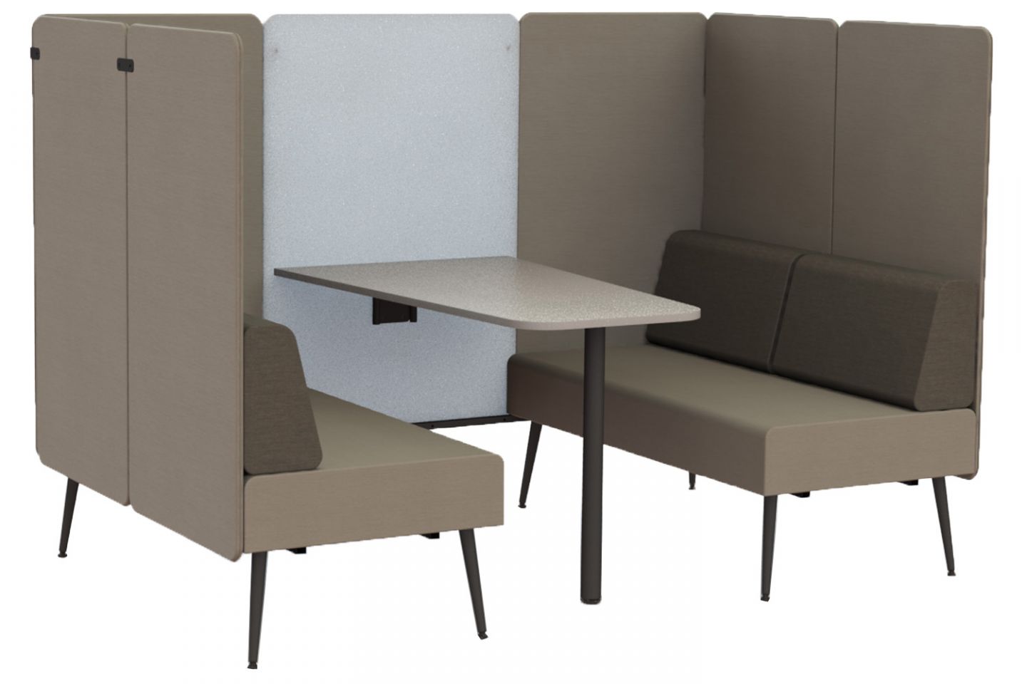 Modul@ et sa Box - Modulaire - Banquette - Isolement - Brain-storming - Tiers lieux